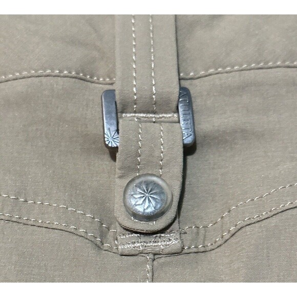 Athleta Dipper Skort Green Athletic Workout Hiking Shorts‎ Skirt Pockets Size 4P - Picture 3 of 6